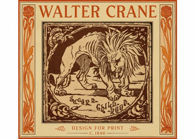 Walter Crane Sacred Childhood No3 - Plakat