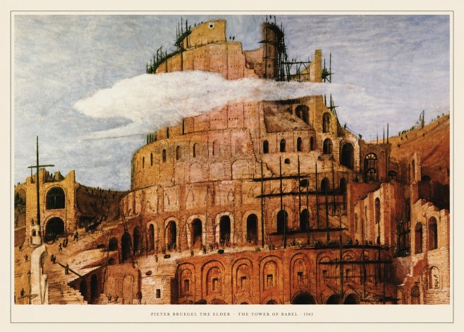 Pieter Bruegel The Tower of Babel XI No6 - Plakat
