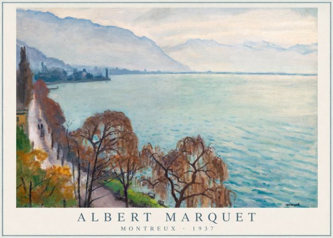 Albert Marquet Montreux No1 - Plakat