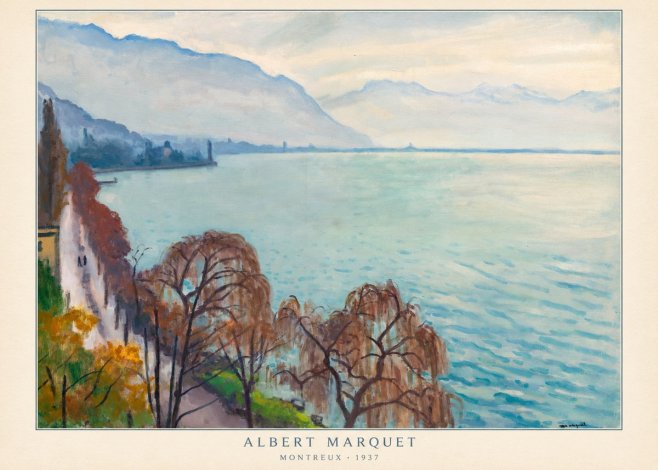 Albert Marquet Montreux No6 - Plakat