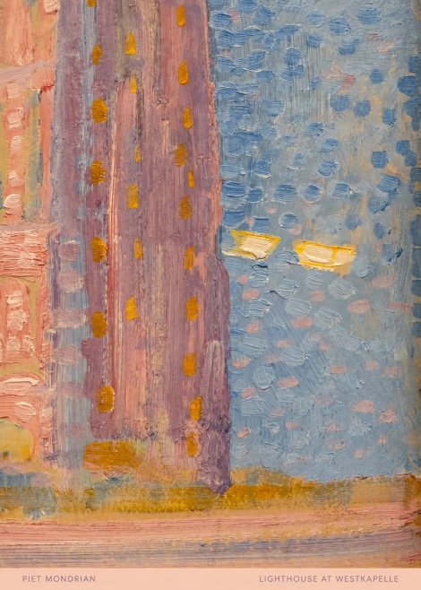 Piet Mondrian Lighthouse at Westkapelle No5 - Plakat