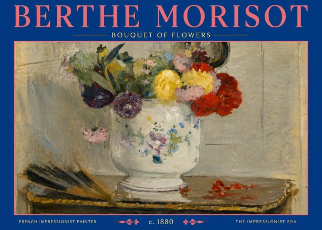Berthe Morisot Bouquet of Flowers No5 - Plakat