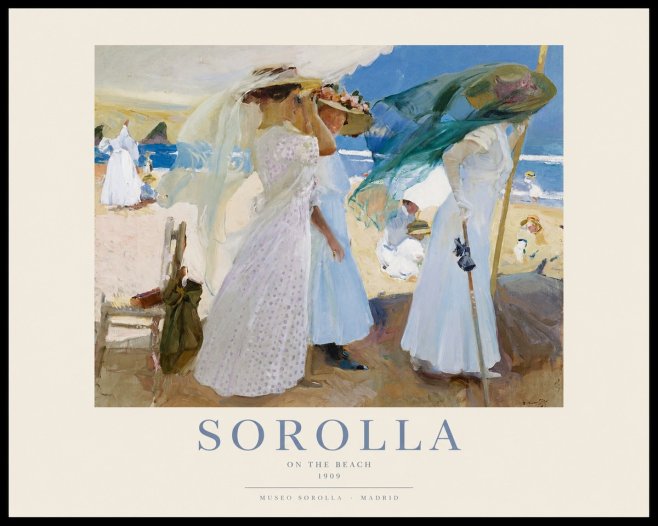 Sorolla On the Beach No1 - Plakat