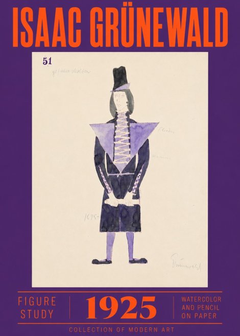 Isaac Grünewald Figure Study, 1925 No2 - Plakat