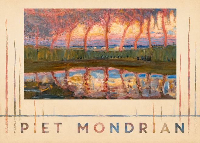 Piet Mondrian Willows No5 - Plakat