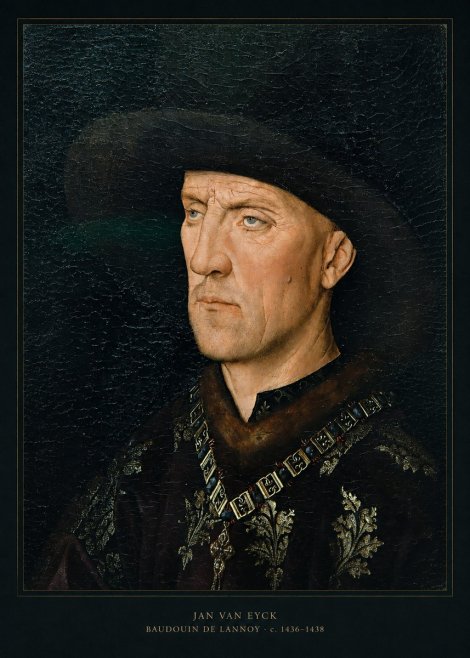 Jan van Eyck Baudouin De Lannoy No4 - Plakat