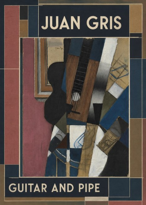 Juan Gris Guitar and Pipe I No1 - Plakat