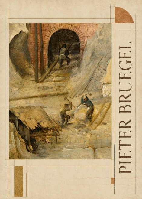 Pieter Bruegel The Miners No4 - Plakat
