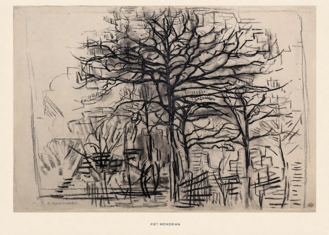 Piet Mondrian The Tree No5 - Plakat