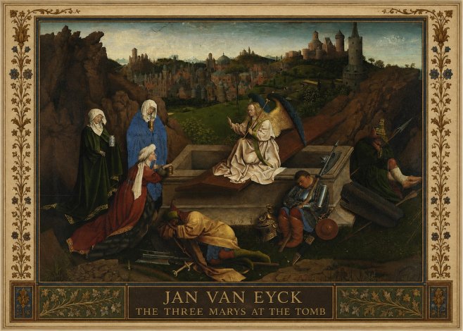 Jan van Eyck The Three Marys at the Tomb No1 - Plakat