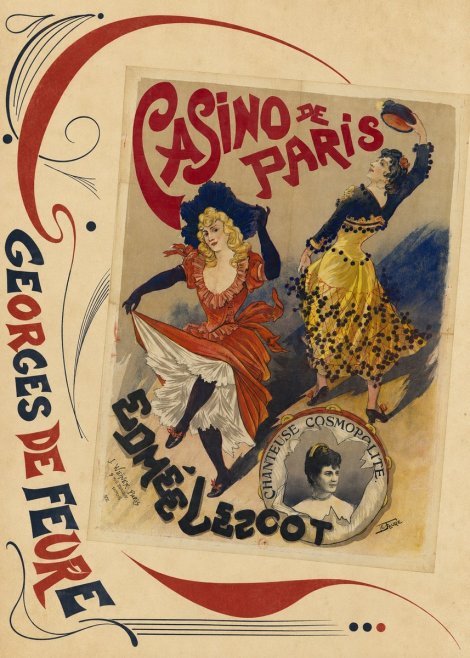 Georges de Feure Edmée Lescot No2 - Plakat