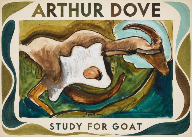 Arthur Dove Study for Goat No1 - Plakat