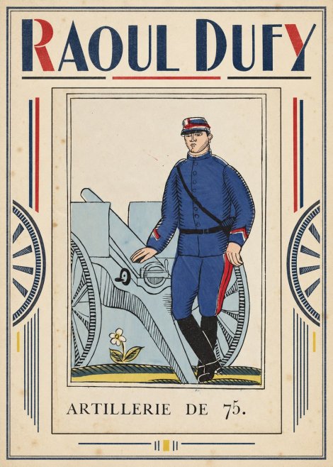 Raoul Dufy Artillerie De 75. No1 - Plakat