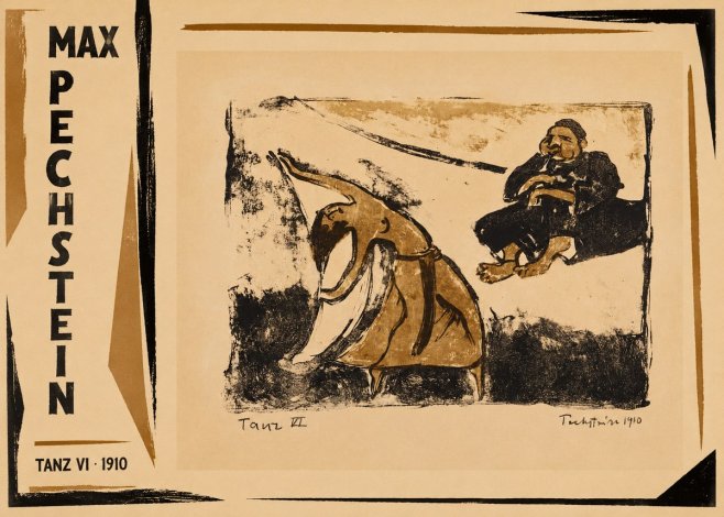 Max Pechstein Tanz Vi • 1910 No2 - Plakat
