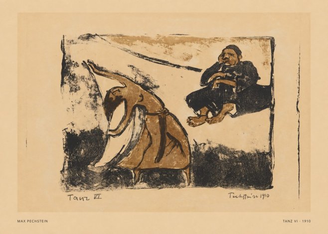 Max Pechstein Tanz Vi • 1910 No5 - Plakat