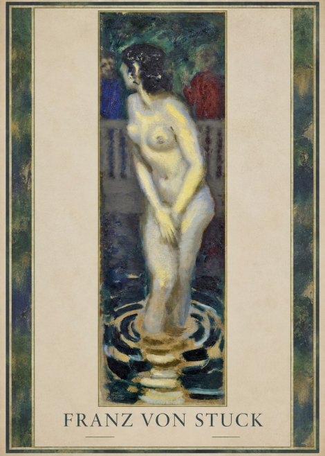 Franz von Stuck The Bather No1 - Plakat