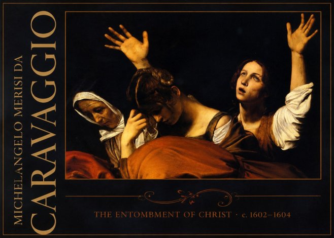 Michelangelo Merisi da Caravaggio The Entombment of Christ I No2 - Plakat