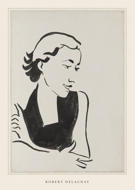 Robert Delaunay Figure Study No4 - Plakat