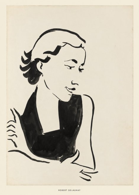 Robert Delaunay Figure Study No6 - Plakat