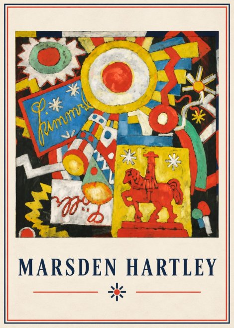 Marsden Hartley Himmel Lille No4 - Plakat