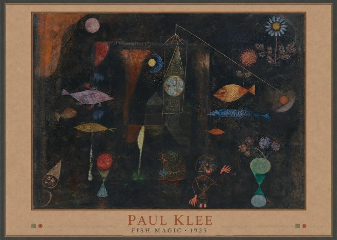 Paul Klee Fish Magic I No1 - Plakat