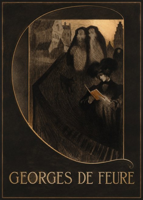 Georges de Feure La Liseuse No3 - Plakat