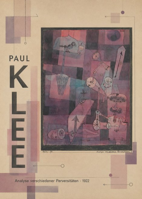 Paul Klee Analyse Verschiedener Perversitäten No3 - Plakat
