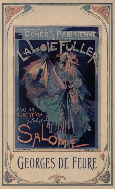 Georges de Feure La Loïe Fuller - Salomé II No1 - Plakat
