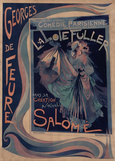 Georges de Feure La Loïe Fuller - Salomé II No2 - Plakat