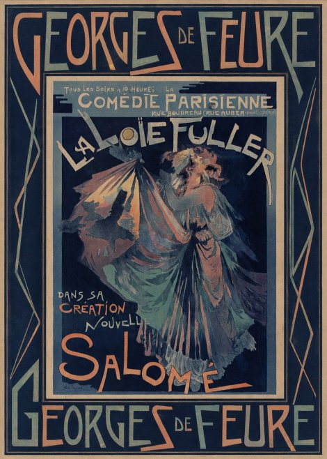 Georges de Feure La Loïe Fuller - Salomé II No5 - Plakat