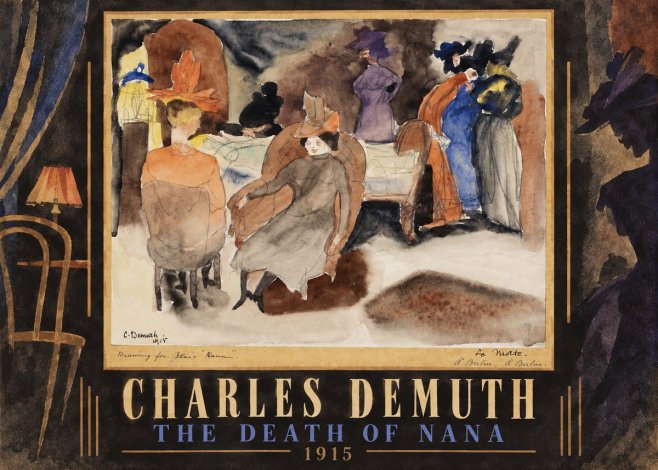 Charles Demuth The Death of Nana No5 - Plakat