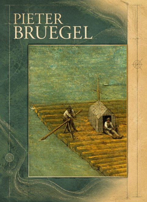 Pieter Bruegel Two Men on a Raft No6 - Plakat