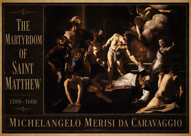 Michelangelo Merisi da Caravaggio The Martyrdom of Saint Matthew No5 - Plakat