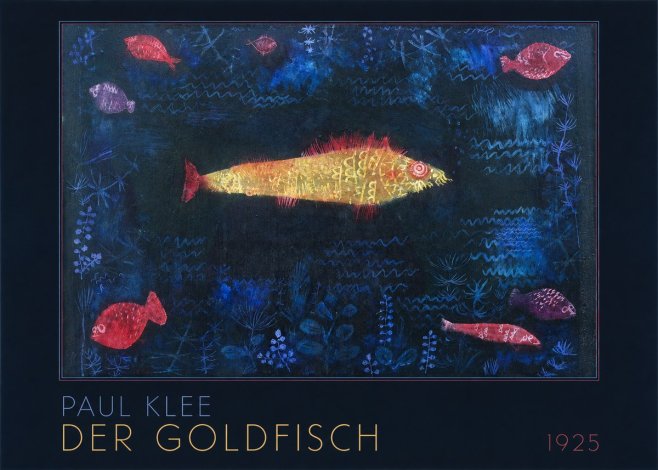 Paul Klee Der Goldfisch No3 - Plakat