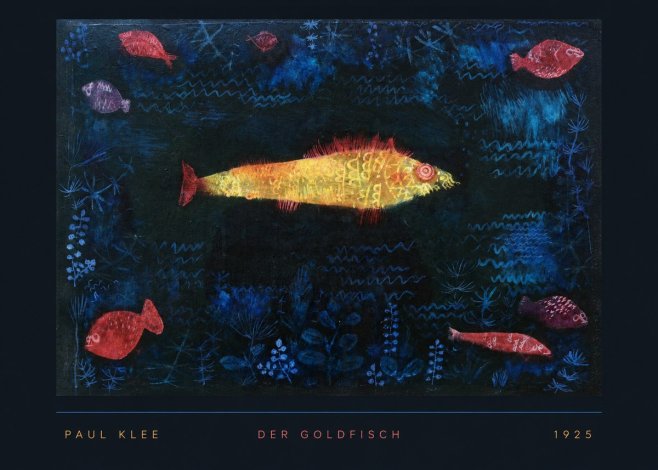 Paul Klee Der Goldfisch No5 - Plakat