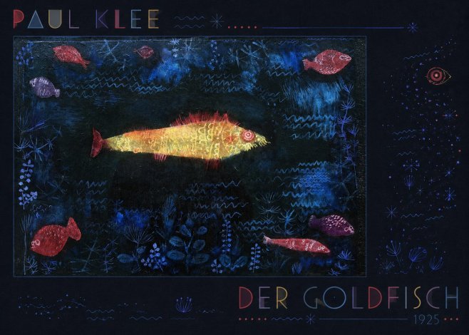 Paul Klee Der Goldfisch No6 - Plakat