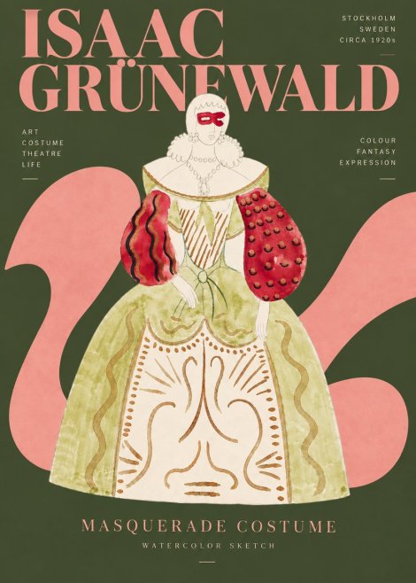 Isaac Grünewald Masquerade Costume No5 - Plakat