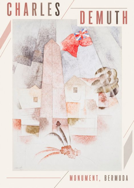 Charles Demuth Monument, Bermuda No3 - Plakat