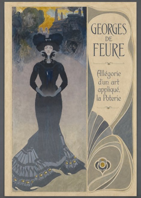 Georges de Feure Allégorie D'un Art Appliqué, La Poterie No4 - Plakat