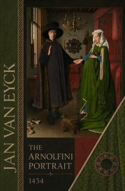 Jan van Eyck The Arnolfini Portrait V No4 - Plakat