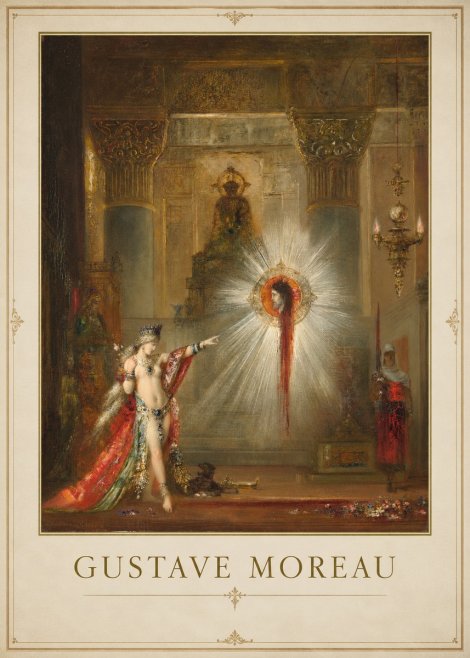 Gustave Moreau The Apparition II No1 - Plakat