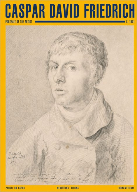 Caspar David Friedrich Portrait of the Artist No2 - Plakat