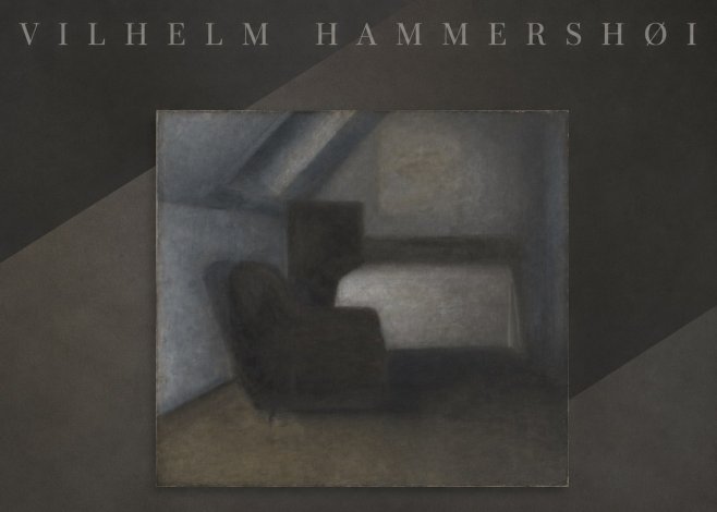 Vilhelm Hammershøi Interior, Strandgade 30 III No3 - Plakat