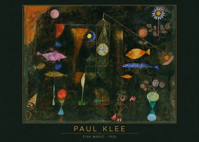Paul Klee Fish Magic II No4 - Plakat