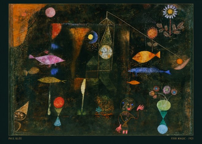 Paul Klee Fish Magic II No6 - Plakat