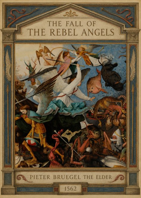 Pieter Bruegel The Fall of the Rebel Angels IV No3 - Plakat