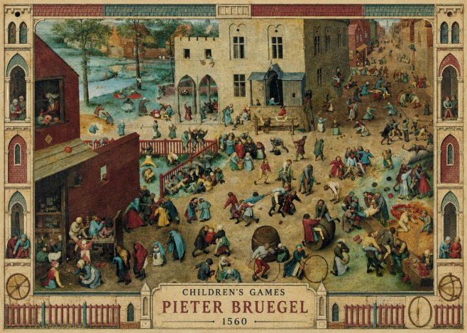 Pieter Bruegel Children's Games III No3 - Plakat