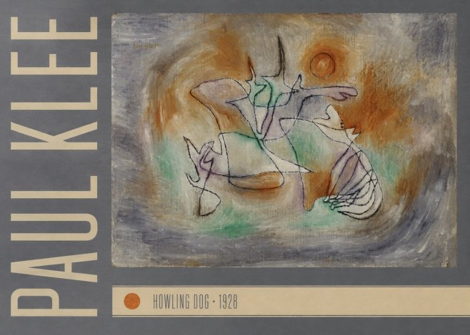 Paul Klee Howling Dog No3 - Plakat