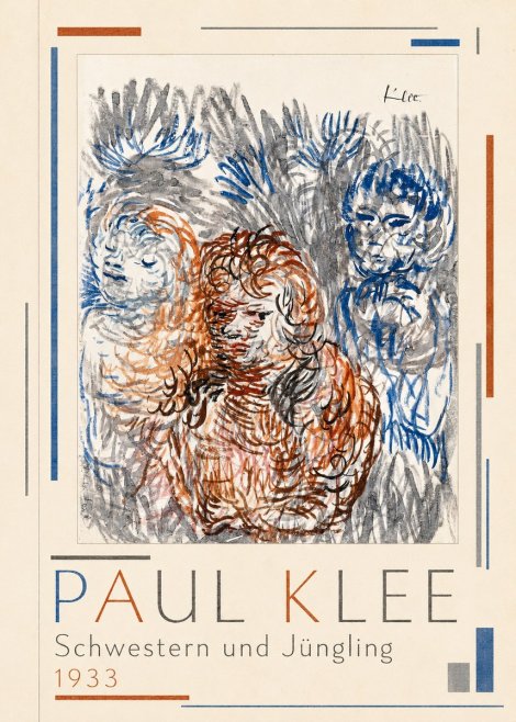 Paul Klee Schwestern Und Jüngling No4 - Plakat