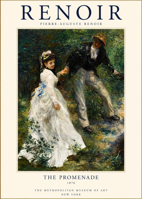 Renoir The Promenade No1 - Plakat